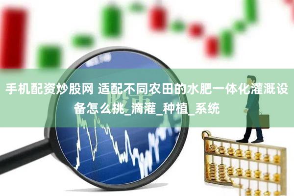 手机配资炒股网 适配不同农田的水肥一体化灌溉设备怎么挑_滴灌_种植_系统